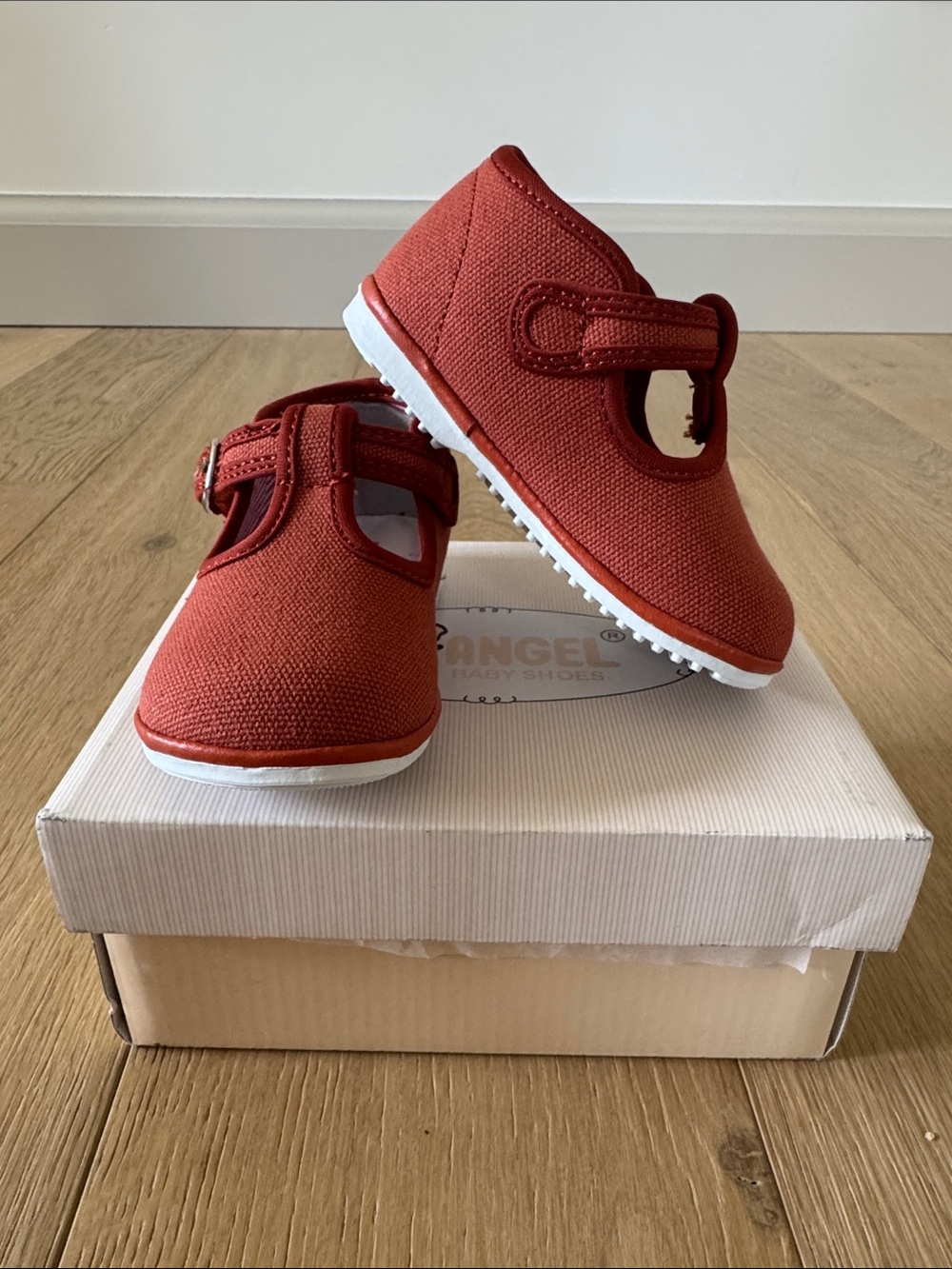 Angel Baby Shoes Terracotta Mary Jane for Kids